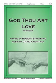 God Thou Art Love SSAA choral sheet music cover Thumbnail
